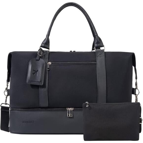 WeekenderBags For Women With ShoeCompartment LargeCapacity Travel Overnight Bags - Picture 1 of 7